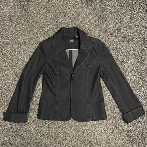 Black Jean jacket by Nicole Miller size 8 (M) black denim